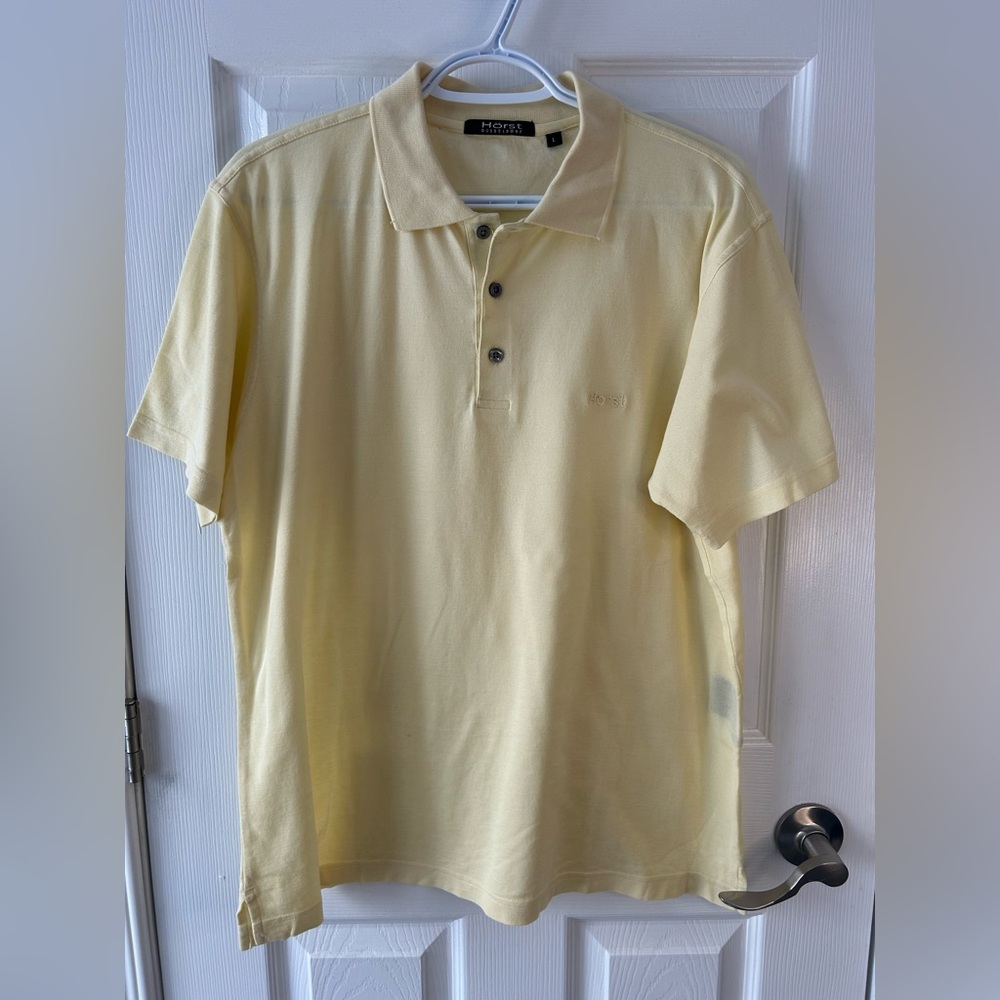 Horst Soft Yellow Men's Polo Shirt